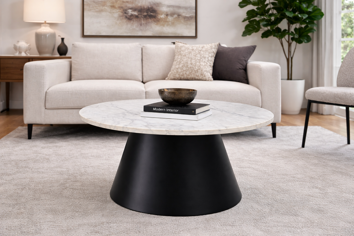 Warren Marble Top Coffee Table - Ella and Ross Furniture