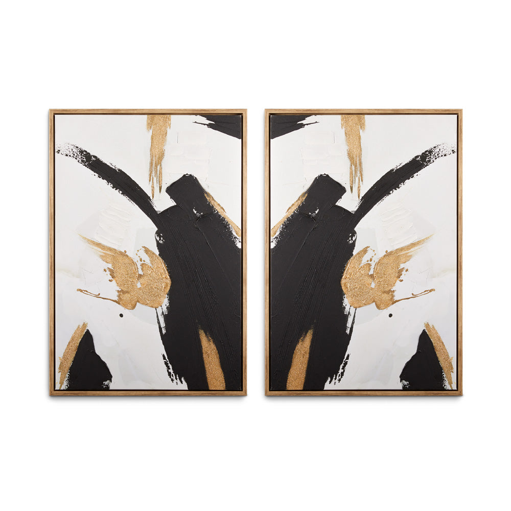 WALL ART Black Gold - Ella and Ross Furniture