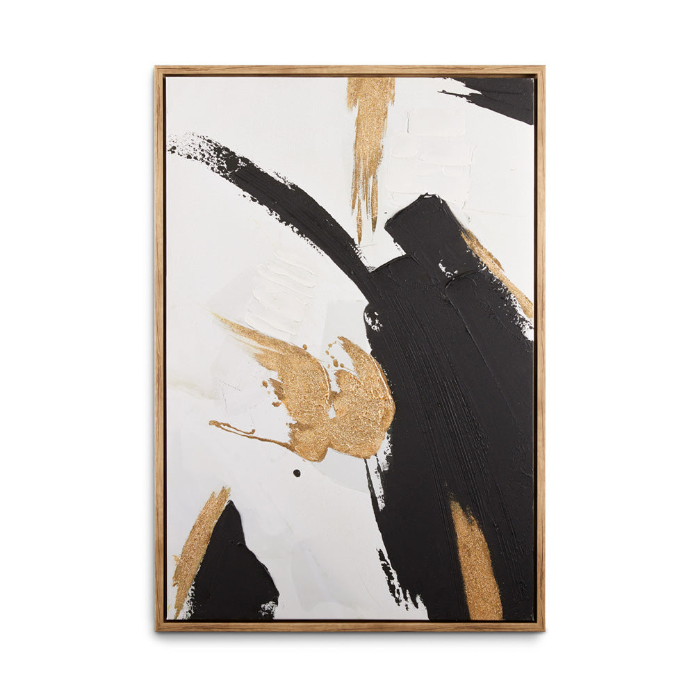 WALL ART Black Gold - Ella and Ross Furniture