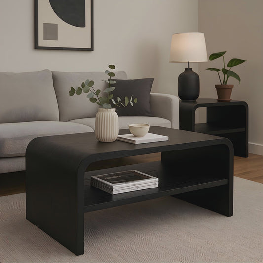 Jaxon coffee table in Black