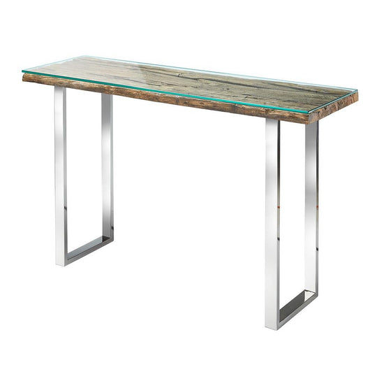 Utica Organic Railwood Console Table - Ella and Ross Furniture