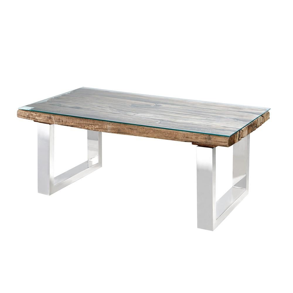 Utica Organic Railwood Coffee Table - Ella and Ross Furniture