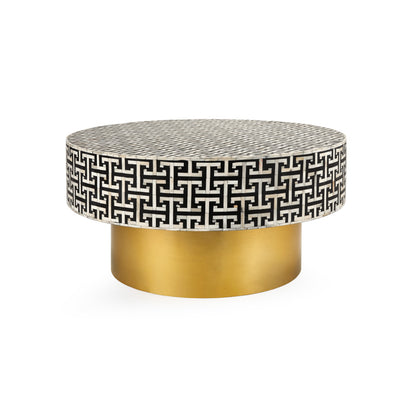 Minnow Bone Inlay Coffee Table - Ella and Ross Furniture