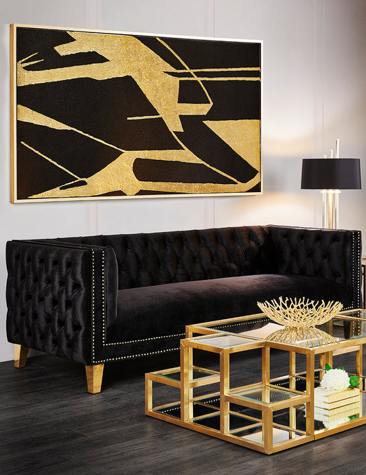Black and Gold Wall Art
