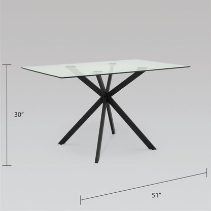 Atlas Black Dining Table - Ella and Ross Furniture