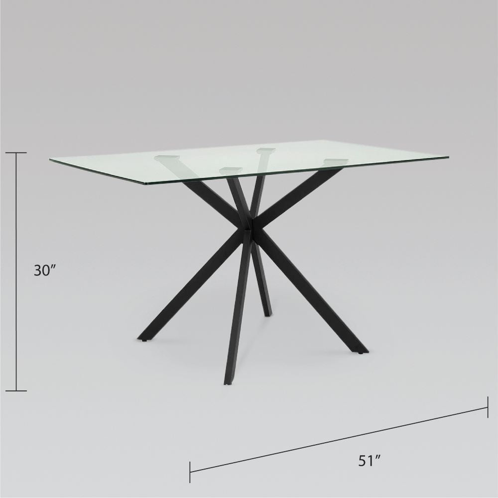 Atlas Black Dining Table - Ella and Ross Furniture