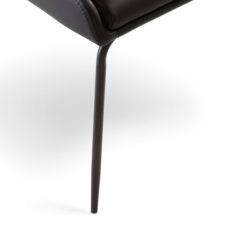Avari Black Metal Dining Chair