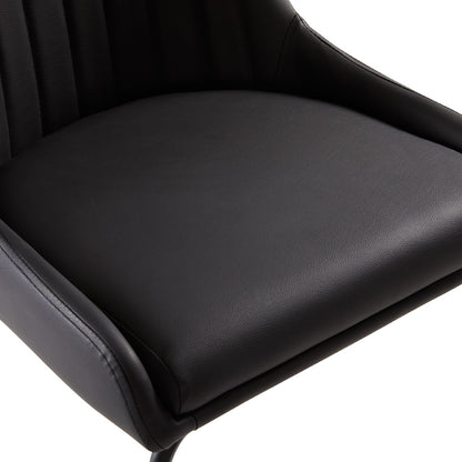 Avari Black Metal Dining Chair - Ella and Ross Furniture