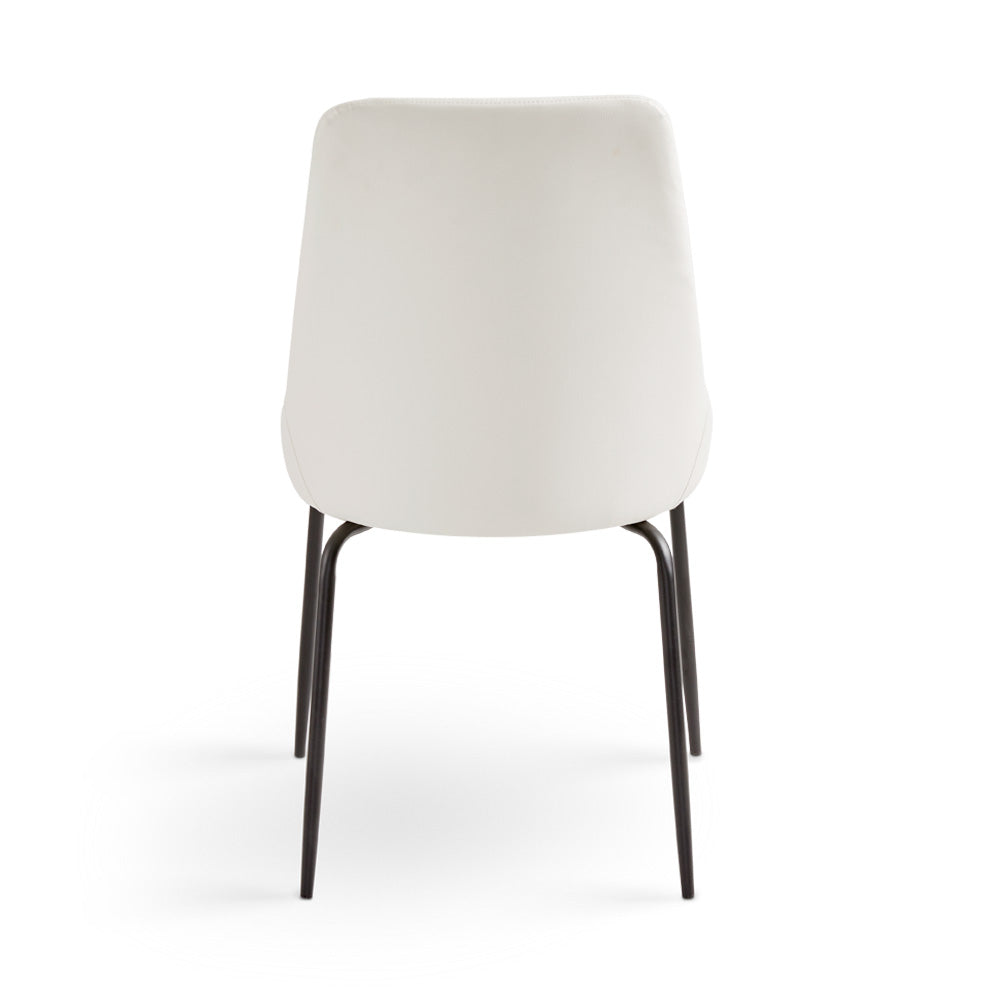 Avari Black Metal Dining Chair