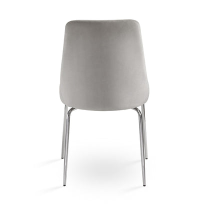 Avari Dining Chair - Silver - Ella and Ross Furniture
