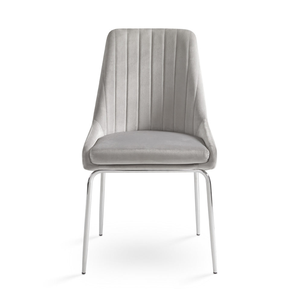 Avari Dining Chair - Silver - Ella and Ross Furniture