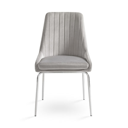Avari Dining Chair - Silver - Ella and Ross Furniture
