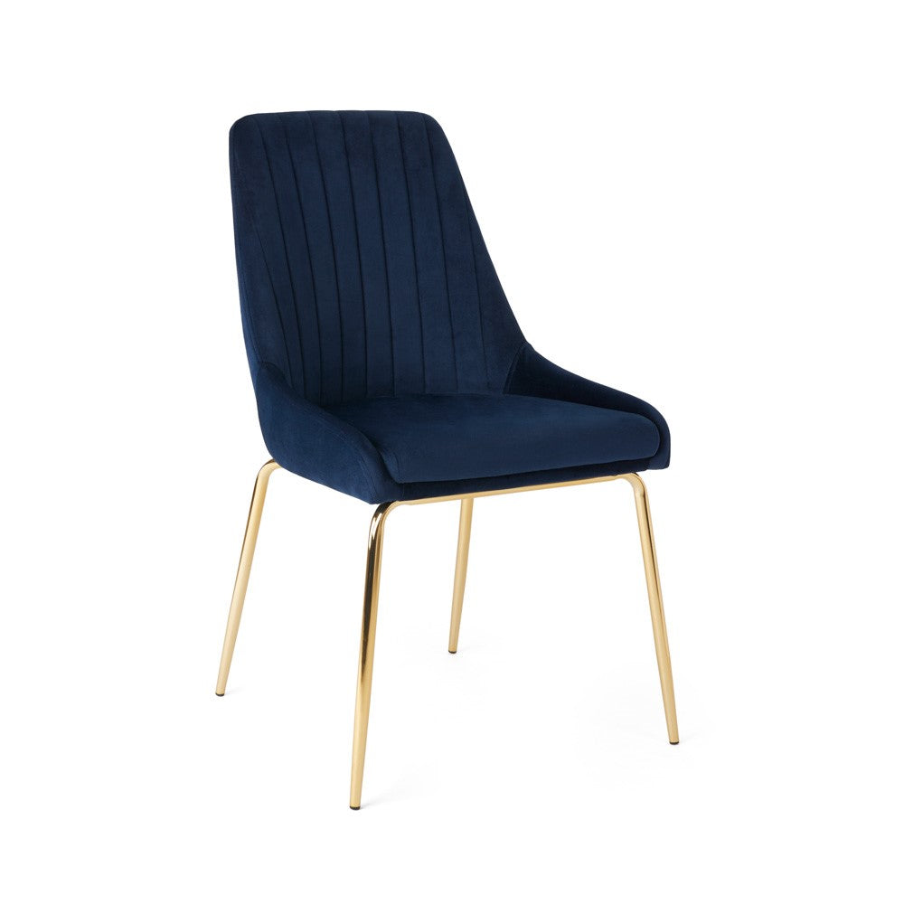 Avari Dining Chair - Gold - Ella and Ross Furniture