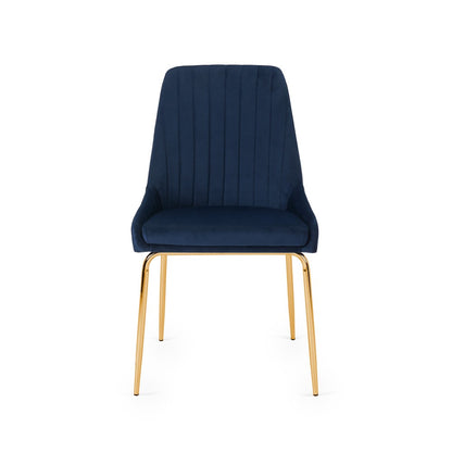 Avari Dining Chair - Gold - Ella and Ross Furniture