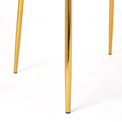 Avari Dining Chair - Gold - Ella and Ross Furniture