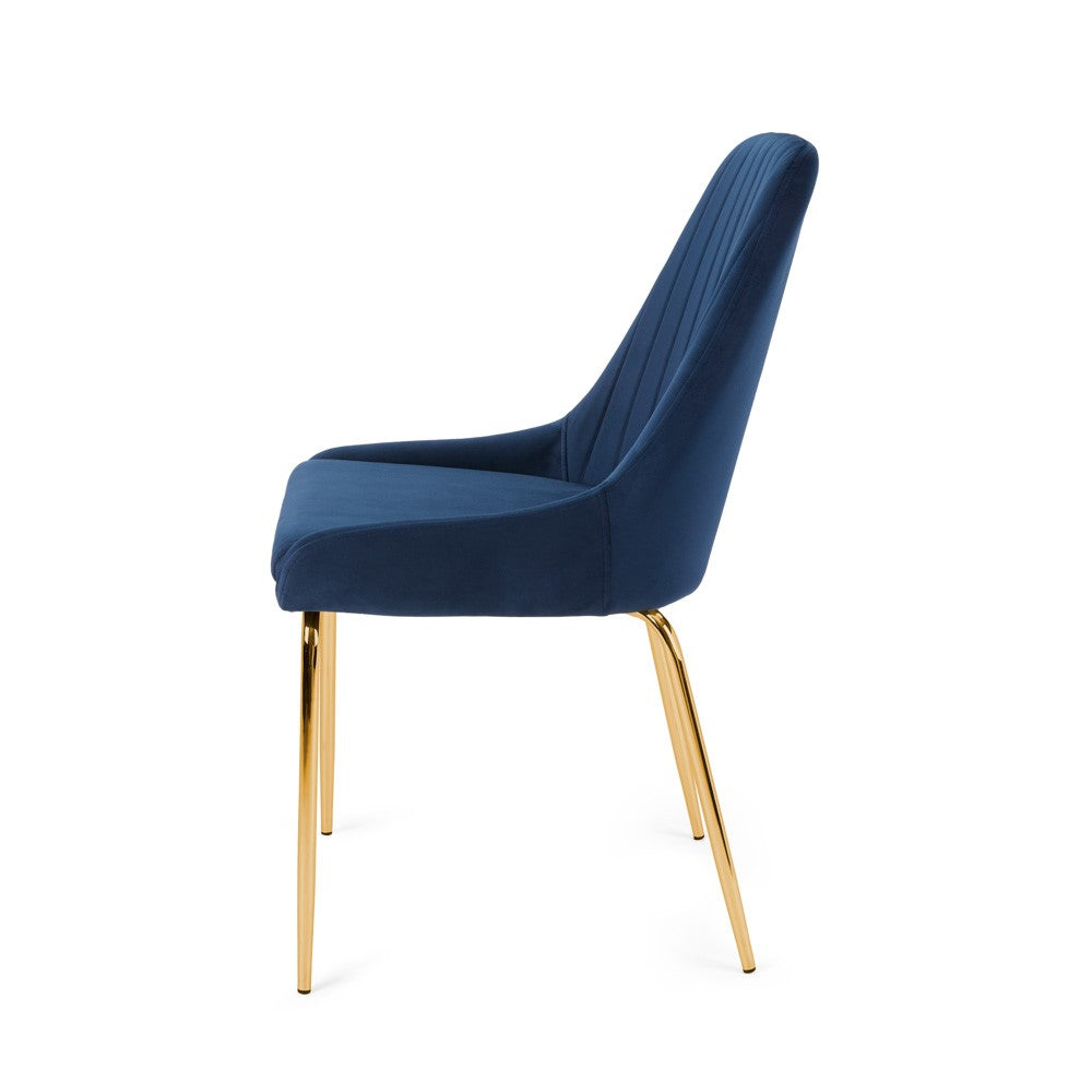 Avari Dining Chair - Gold - Ella and Ross Furniture