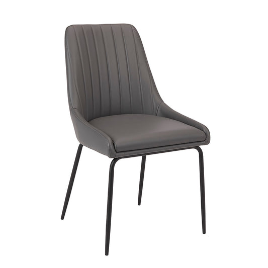 Avari Black Metal Dining Chair - Ella and Ross Furniture