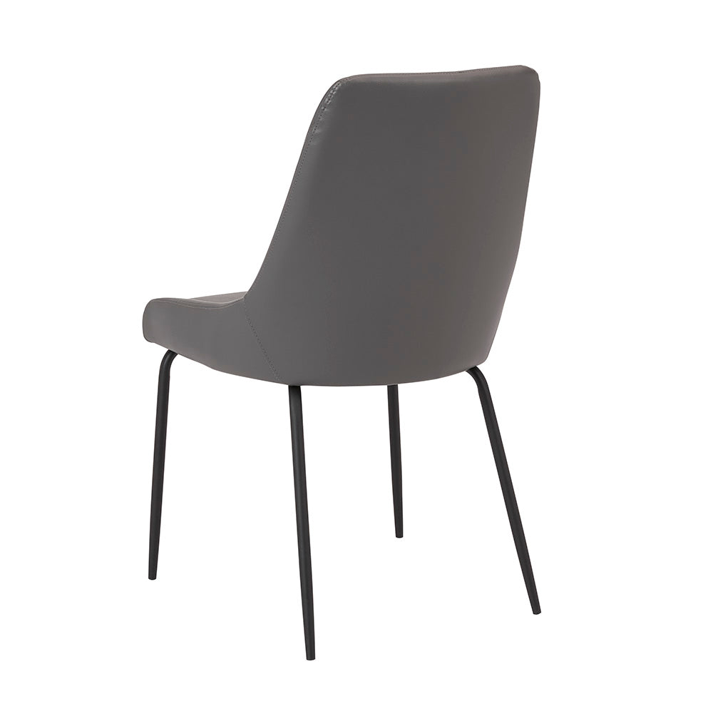 Avari Black Metal Dining Chair - Ella and Ross Furniture