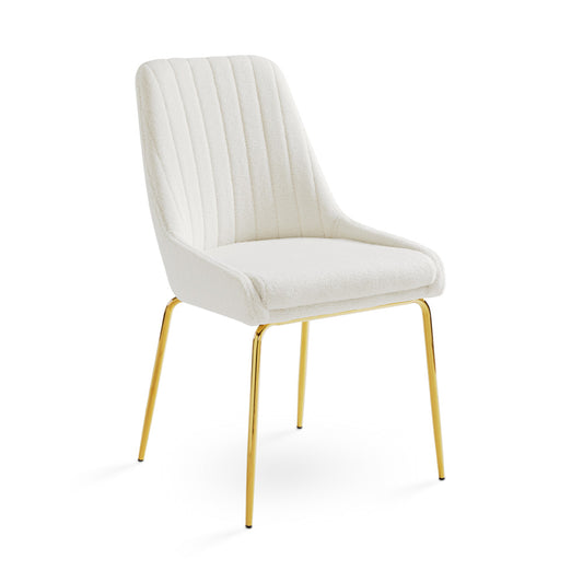 Avari Dining Chair - Gold - Ella and Ross Furniture