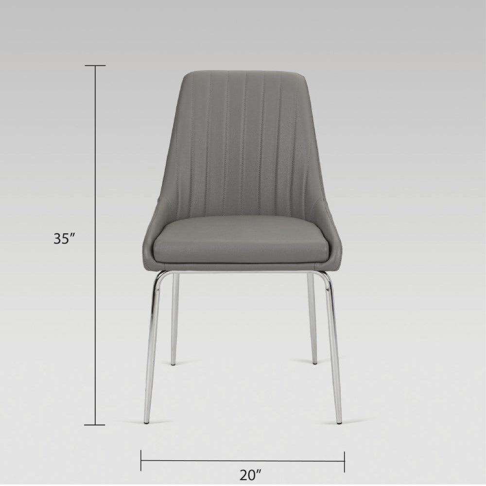 Avari Dining Chair - Silver - Ella and Ross Furniture