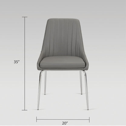 Avari Dining Chair - Silver