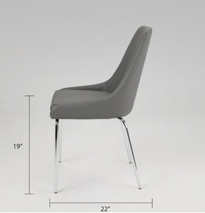 Avari Dining Chair - Silver - Ella and Ross Furniture