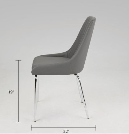 Avari Dining Chair - Silver