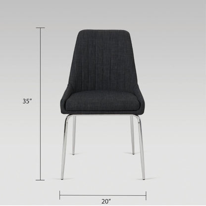 Avari Dining Chair - Silver - Ella and Ross Furniture