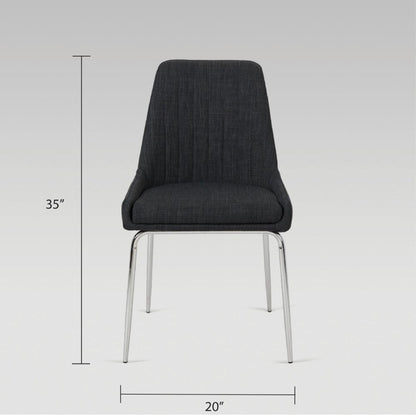 Avari Dining Chair - Silver - Ella and Ross Furniture