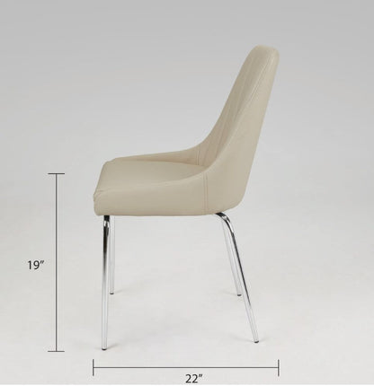 Avari Dining Chair - Silver