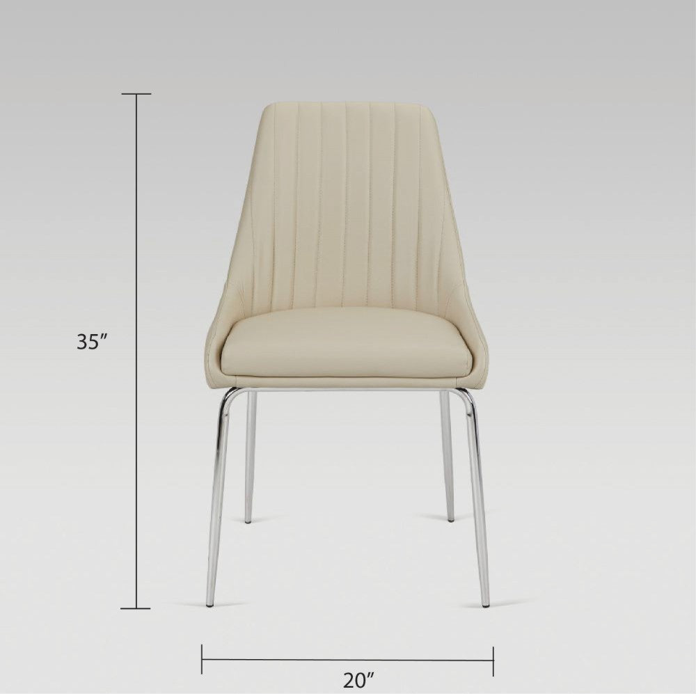 Avari Dining Chair - Silver - Ella and Ross Furniture