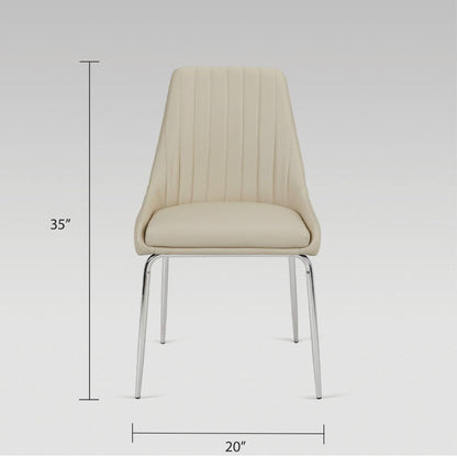 Avari Dining Chair - Silver - Ella and Ross Furniture