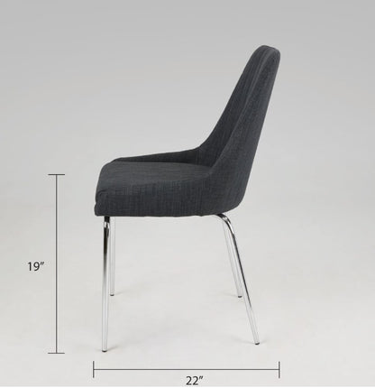 Avari Dining Chair - Silver - Ella and Ross Furniture