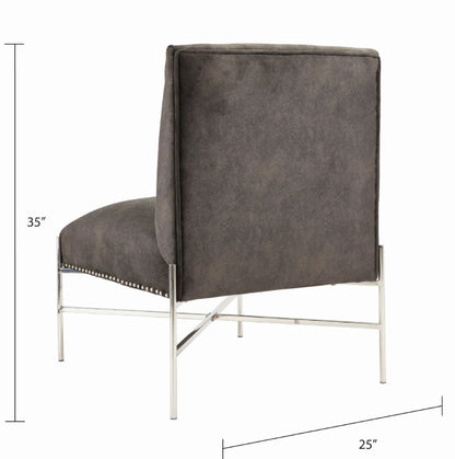 Baringo Black Marble Accent Chair - Ella and Ross Furniture