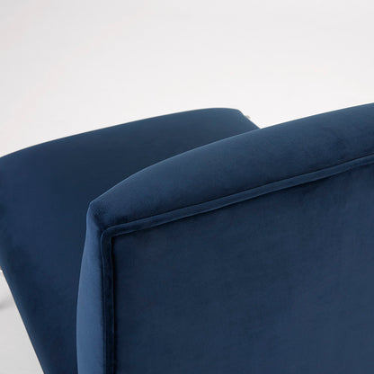 Baringo Blue Velvet Accent Chair - Ella and Ross Furniture
