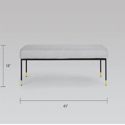 Barlow Bench - 43" - Ella and Ross Furniture