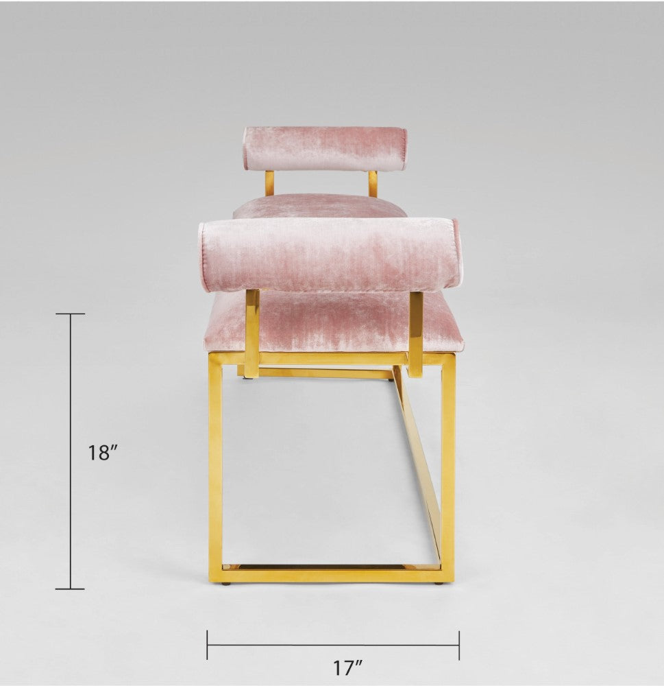 Belaya Gold Bench - Ella and Ross Furniture