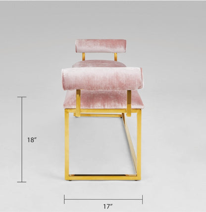 Belaya Gold Bench - Ella and Ross Furniture