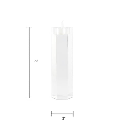 Blaine Acrylic Candle Holders - Set of 2 - Ella and Ross Furniture