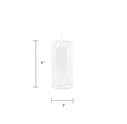 Blaine Acrylic Candle Holders - Set of 2 - Ella and Ross Furniture