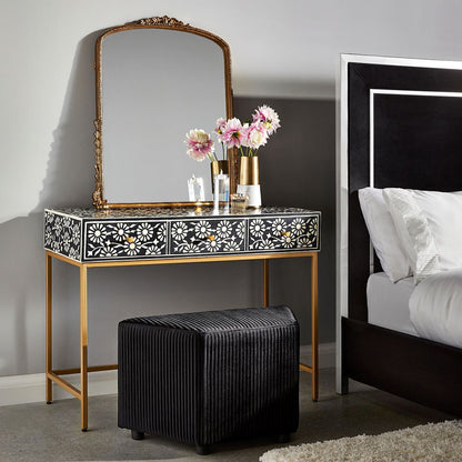 Minnow Bone Inlay Desk/Console - Ella and Ross Furniture