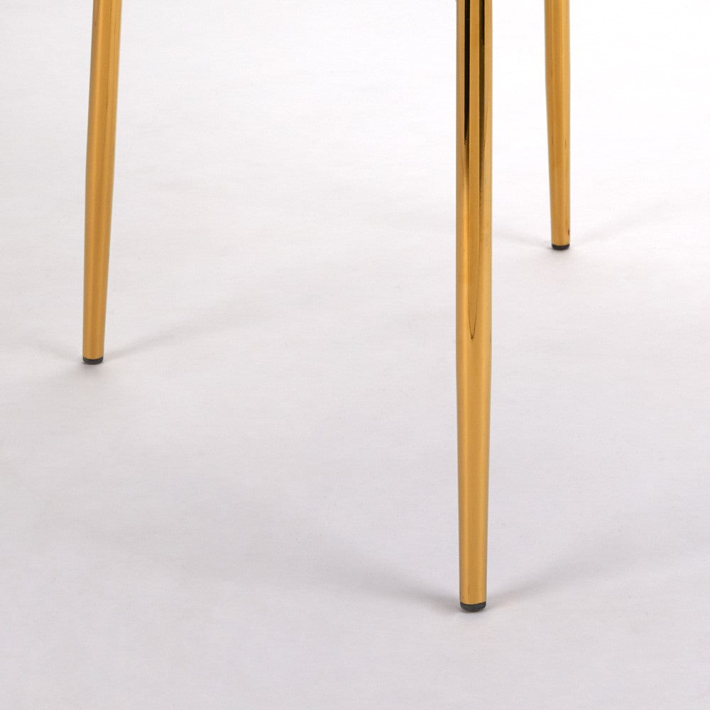 Bruno Dining Chair - Gold - Ella and Ross Furniture