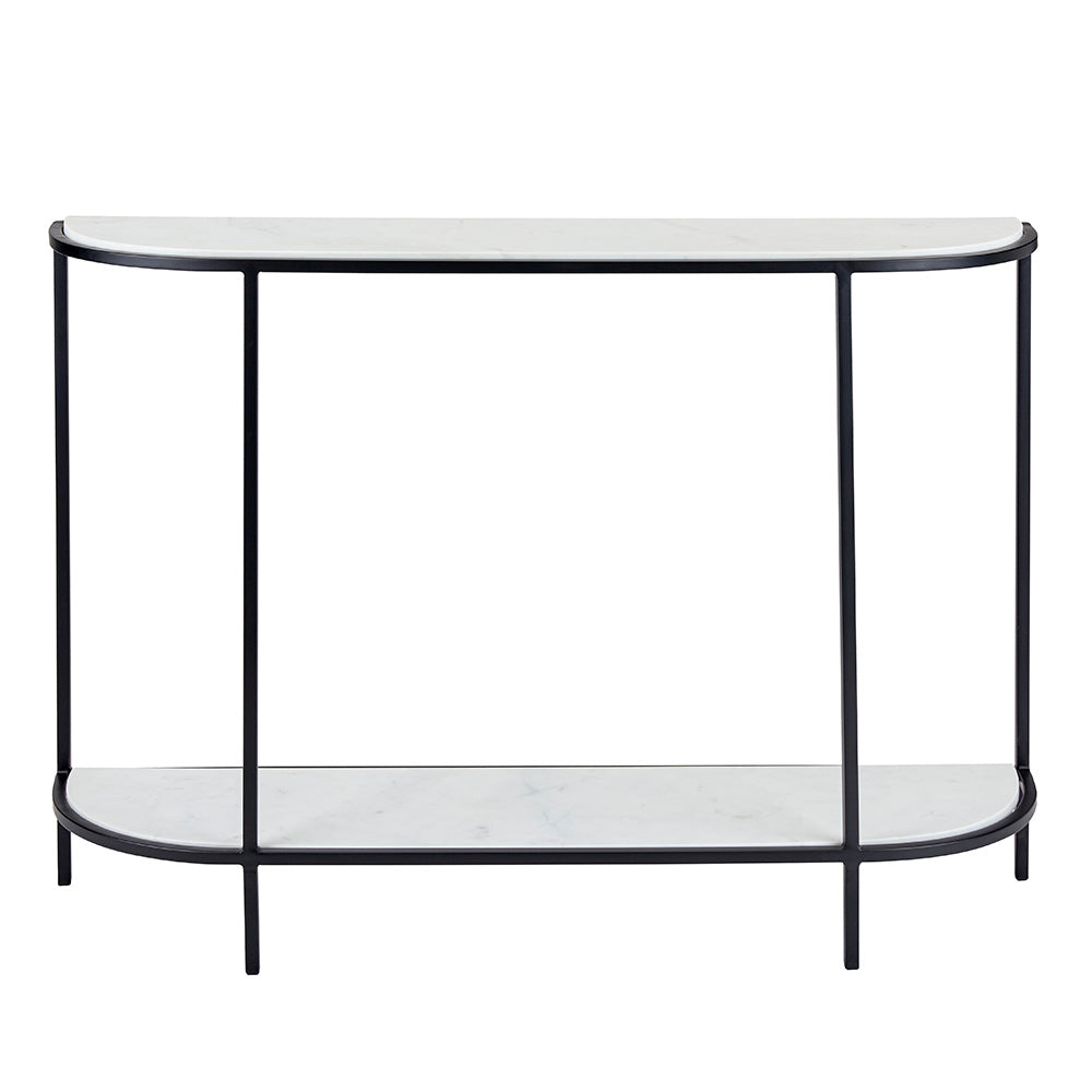 Cachet Marble Console - Black - Ella and Ross Furniture