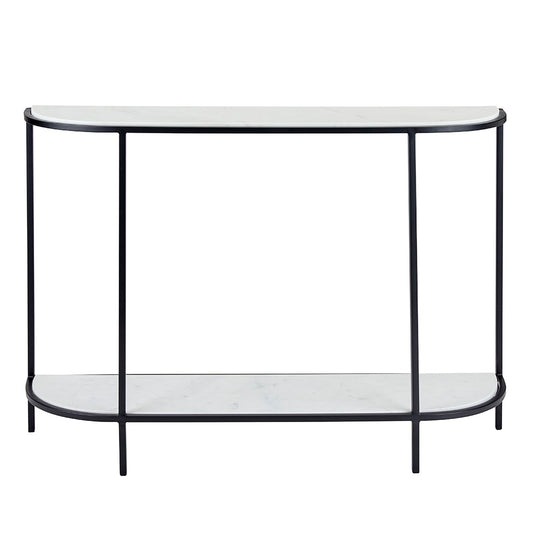 Cachet Marble Console - Black - Ella and Ross Furniture