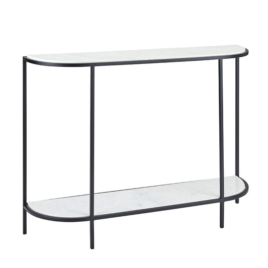 Cachet Marble Console - Black - Ella and Ross Furniture