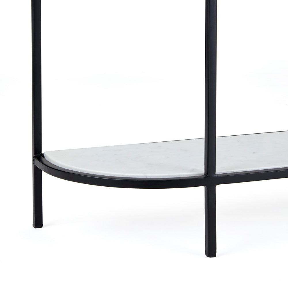 Cachet Marble Console - Black - Ella and Ross Furniture