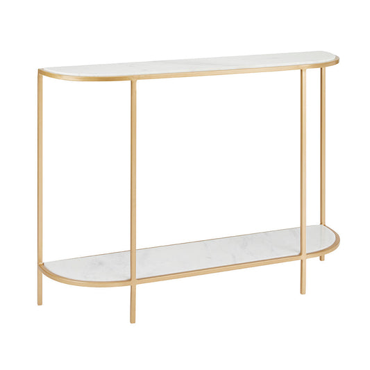 Cachet Marble Console - Gold - Ella and Ross Furniture