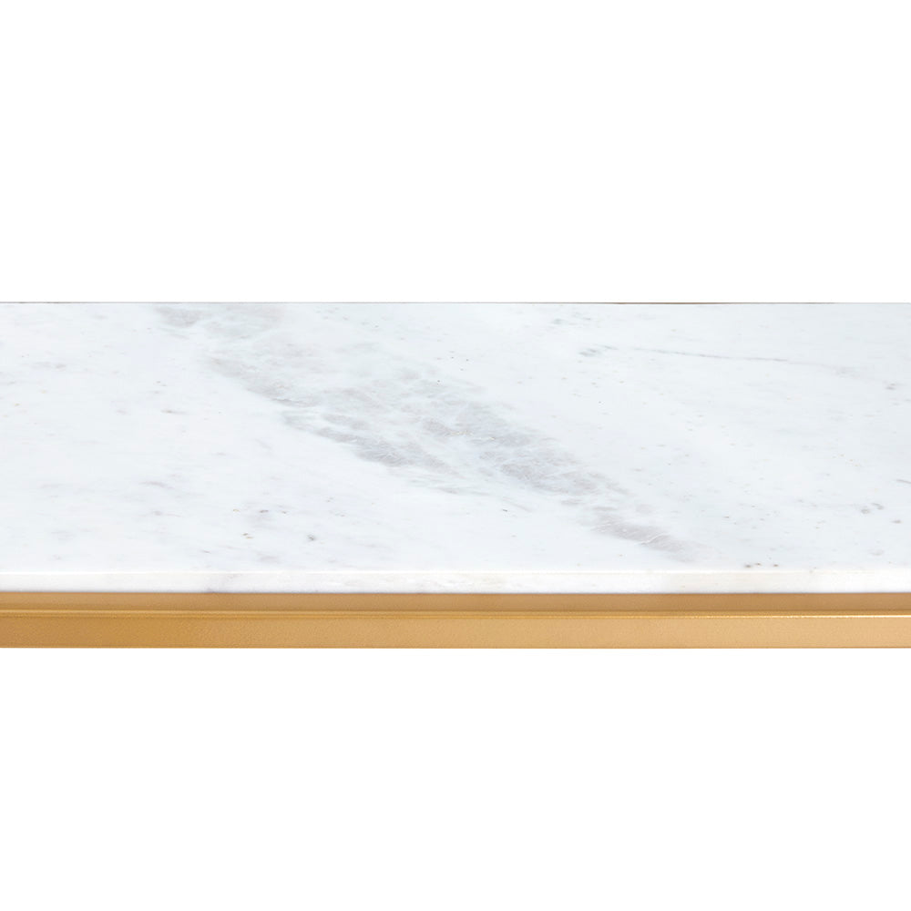 Cachet Marble Console - Gold - Ella and Ross Furniture