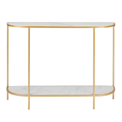 Cachet Marble Console - Gold - Ella and Ross Furniture