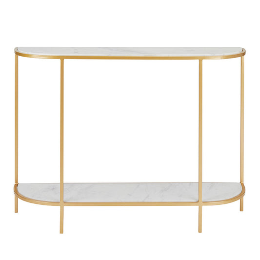 Cachet Marble Console - Gold - Ella and Ross Furniture